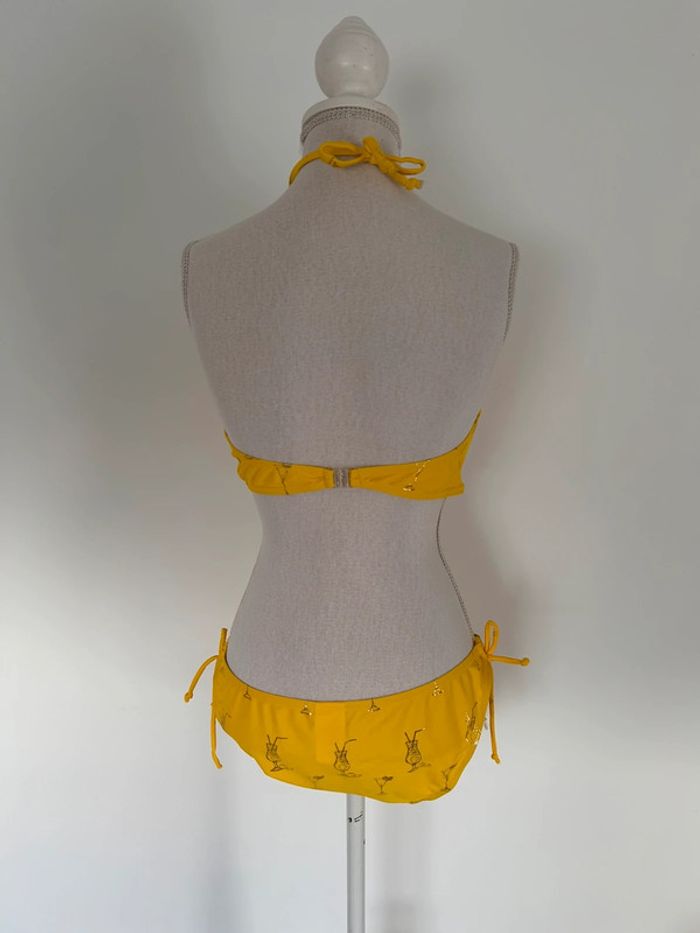 Maillot de bain bikini jaune plage Swimming trucks Traje de baño Costume da bagno neuf - photo numéro 2