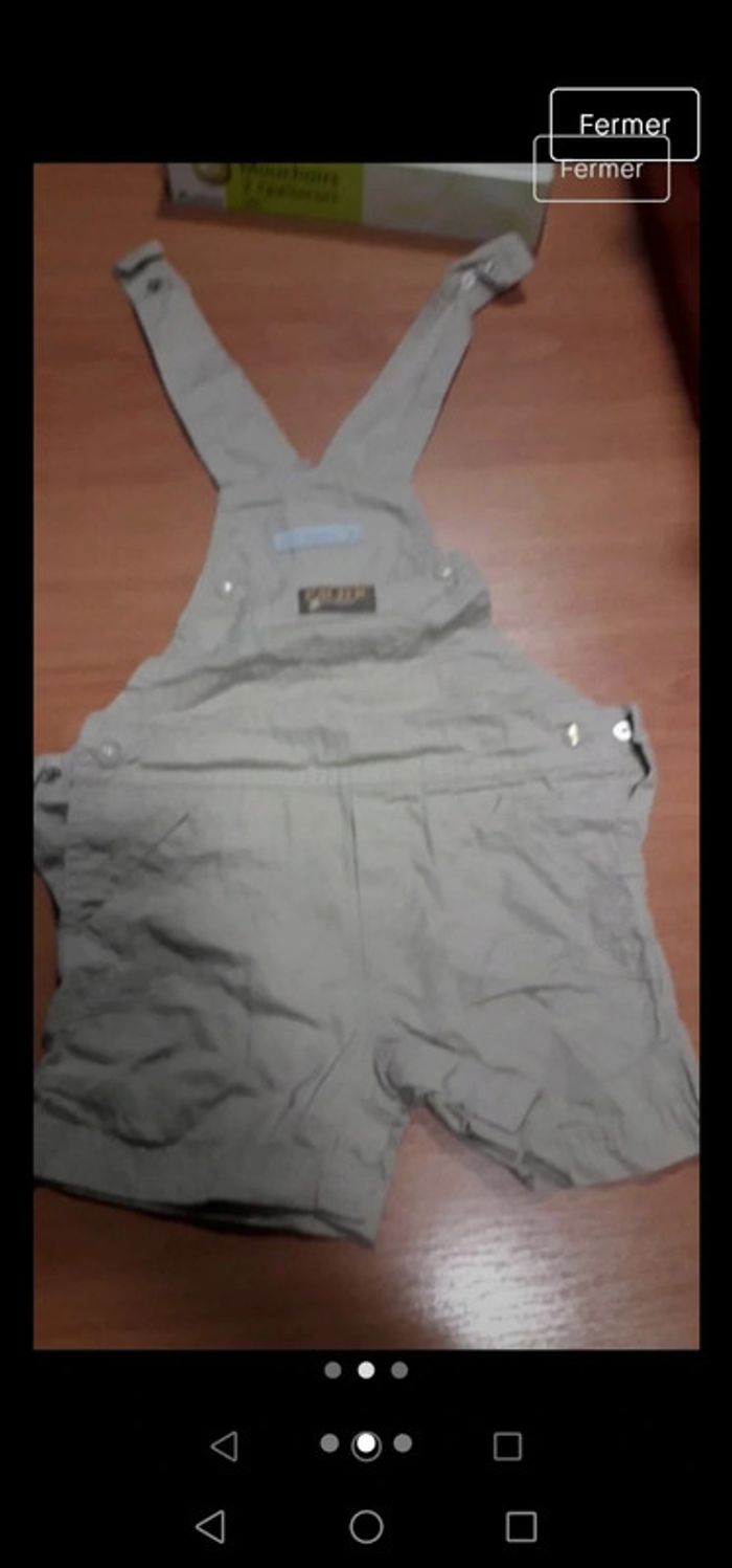 Ensemble salopette 6 mois - photo numéro 2