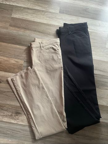 lot 2 pantalons droits