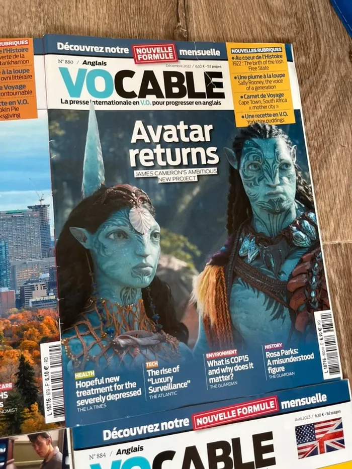 Lot de 10 magazine Vocable en anglais - photo numéro 5
