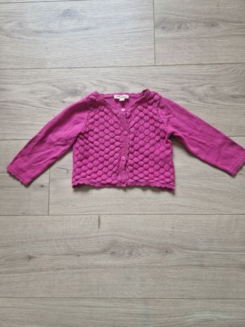 Gilet bébé fille DPAM 12 mois