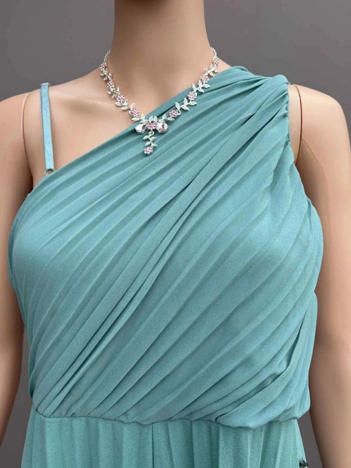 Combinaison robe pantalon fluide vert d’eau – Taille unique - photo numéro 2
