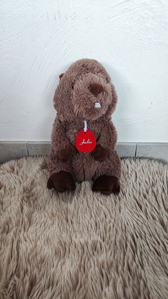 Peluche marmotte