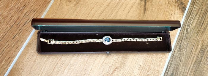 Bracelet strass bleu - photo numéro 2
