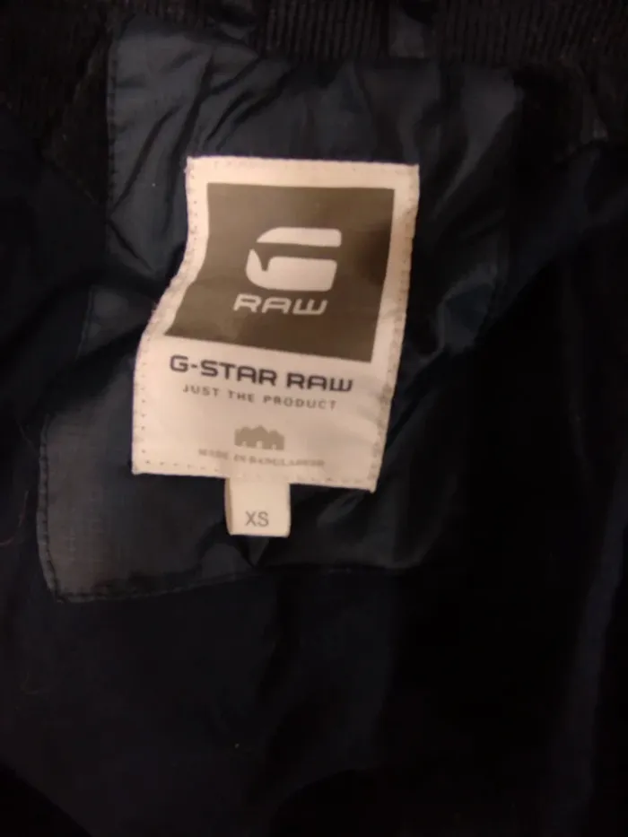 Manteau court G-Star Raw - Doudoune bleu marine - Homme XS A259 - photo numéro 10