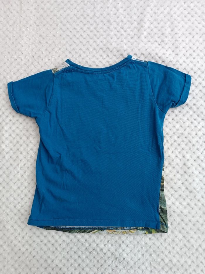 T-shirt dinosaure bleu E-Bound – 2 ans 🔸 - photo numéro 4