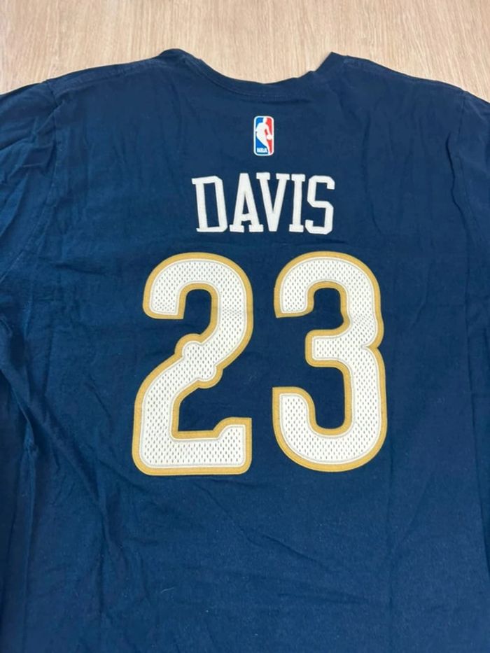 T-shirt NBA New Orleans Pelicans Anthony Davis Adidas - Taille L (70x48cm) - photo numéro 4