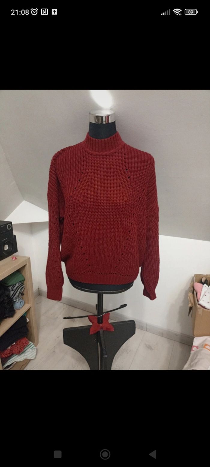 Pull bordeaux Jennyfer S