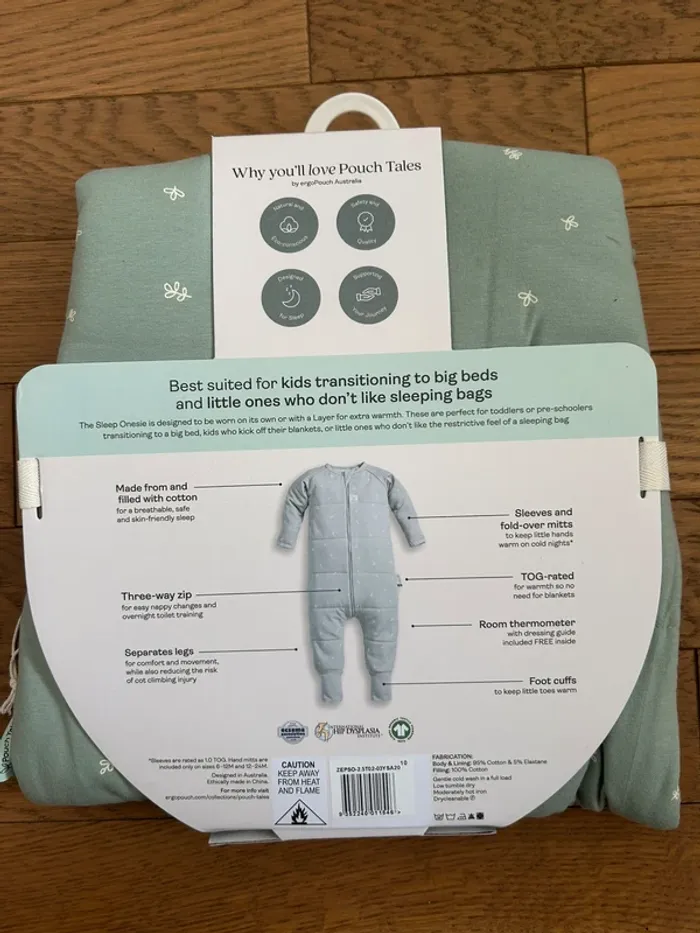 (New) onesie sleep bag 2.5 tog 2-3Y - photo numéro 5