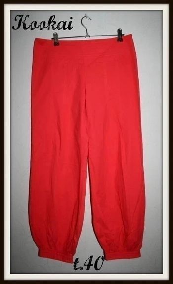 Pantalon orange flashi Kookai taille 40