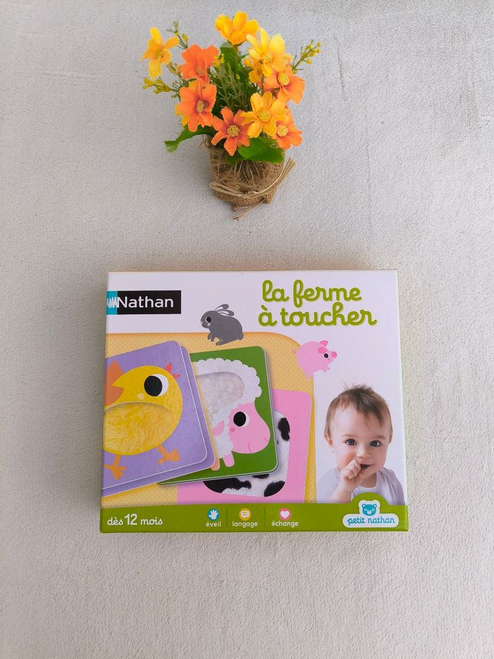 Jeu La ferme à toucher Petit Nathan