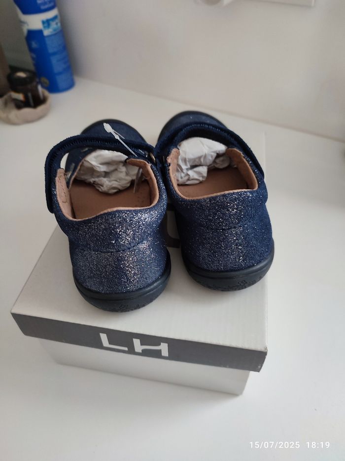 Ballerines bleues métallisées - photo numéro 5
