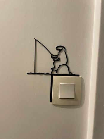 Décoration interrupteur - La Linea pêche