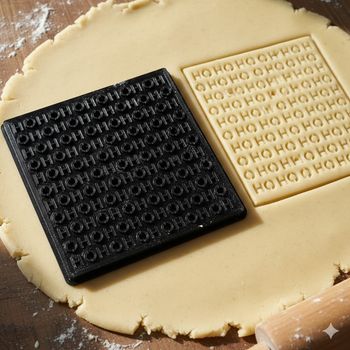 Emporte-pièce Ho Ho Ho pour biscuits de Noël et pâtisserie créative