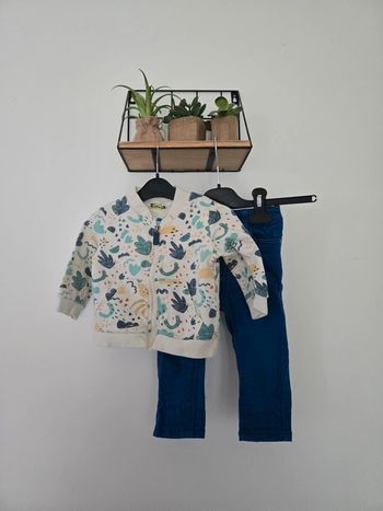 Ensemble veste et jean/ TAO et Gemo 12 mois 👦