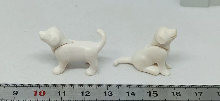 Chiots labradors blancs playmobil - photo numéro 2