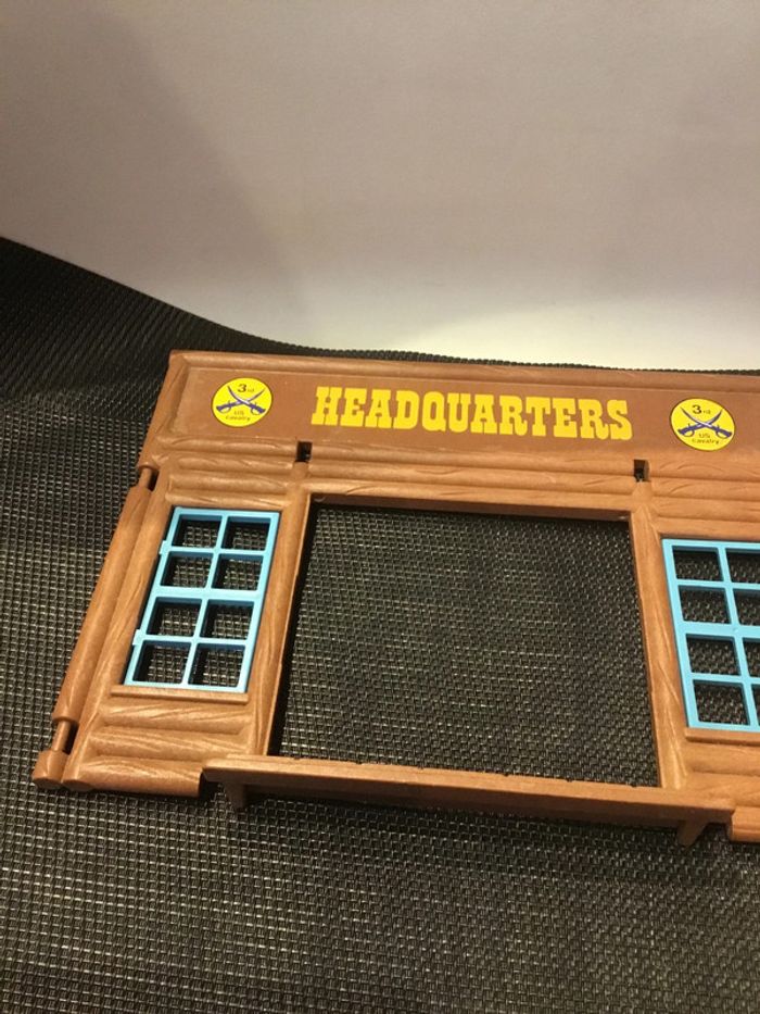 Playmobil façade quartier général fort Bravo pièces détachées western - photo numéro 9