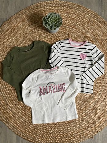 Lot de 3 t-shirting ml 3/4 ans