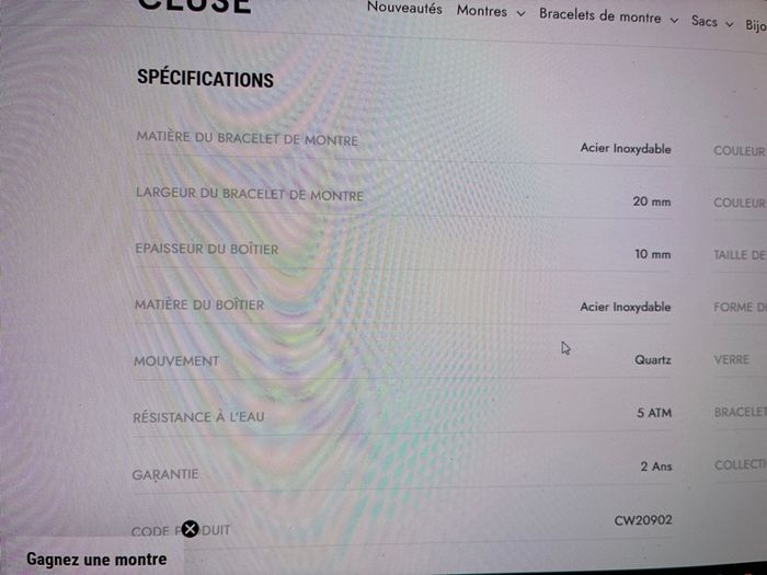 Montre Homme Cluse - photo numéro 7