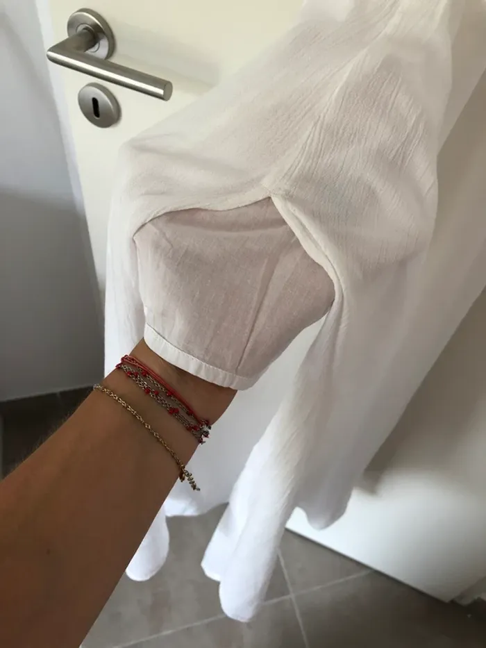 Robe longue blanche IKKS taille 36 - photo numéro 11