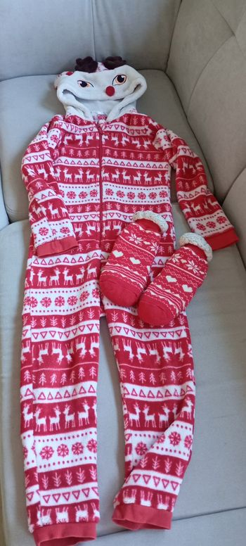 Pyjama combi polaire Noël