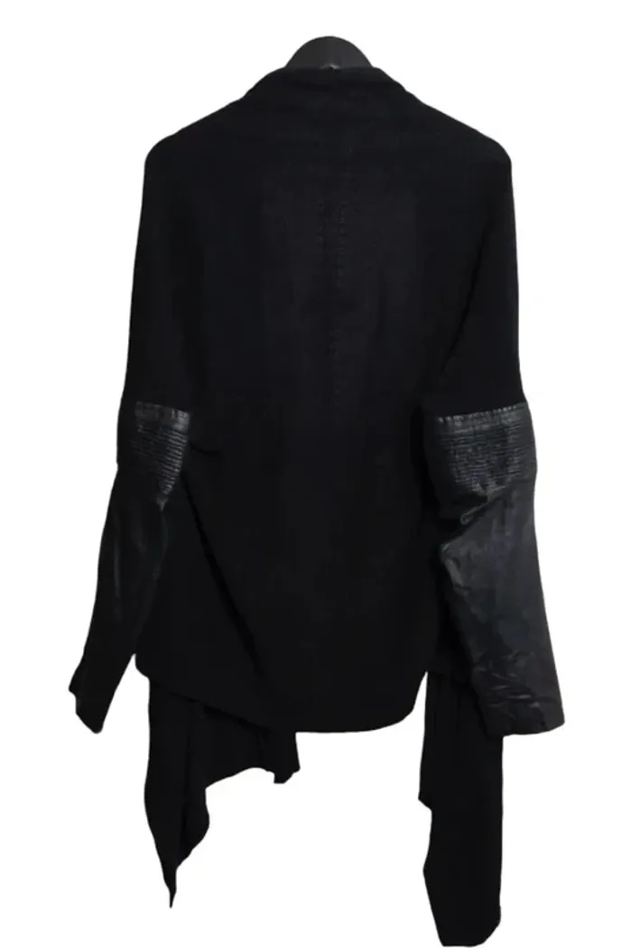 Veste gilet drapée bi-matière Maje – Taille M - photo numéro 6