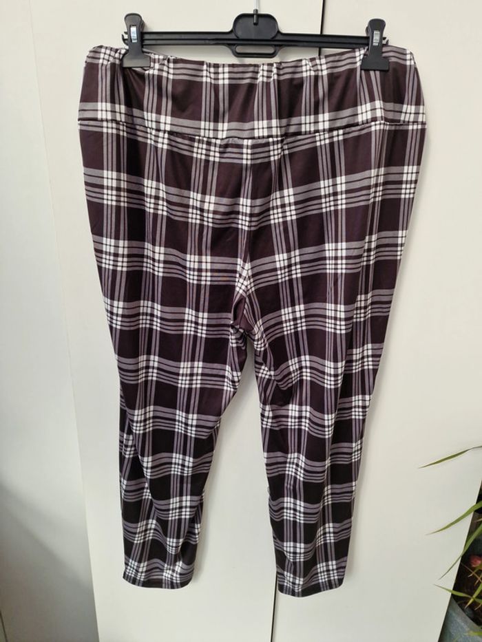 Pantalon Leggings A Carreaux Boutons Dorés - photo numéro 3