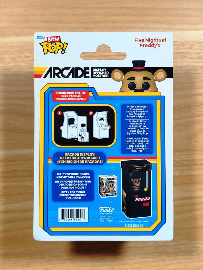 Funko Bitty Pop! Arcade - Toy Freddy - Five Nights At Freddy's - photo numéro 4