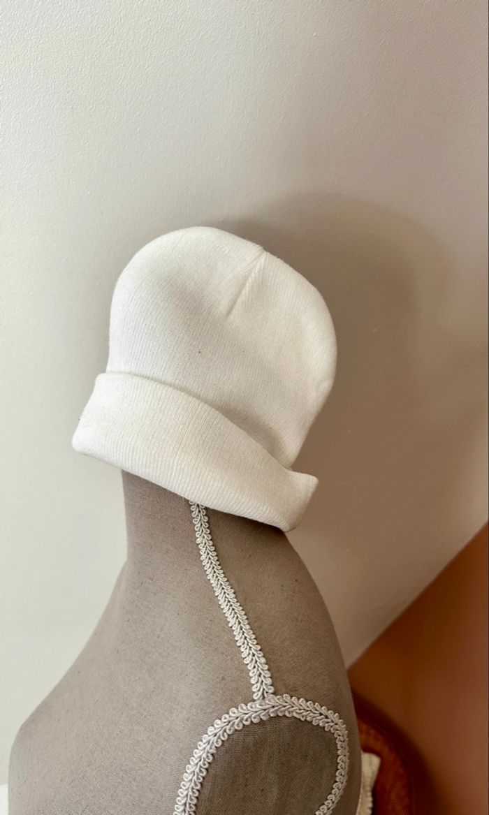 💜 Bonnet blanc taille unique 💜