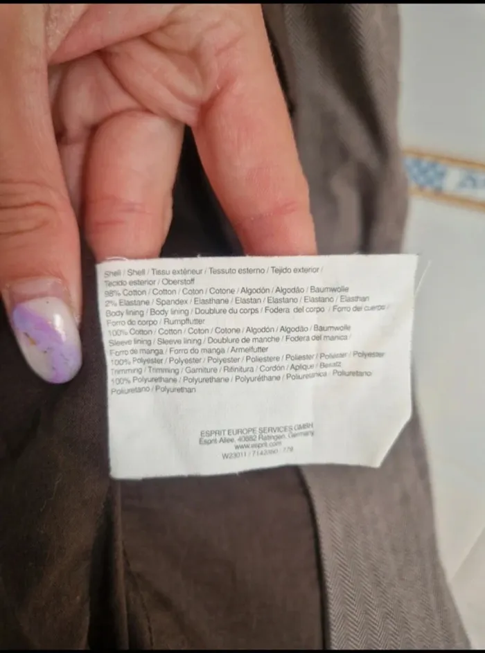 Jolie veste blazer cintré femme esprit taille M/38 - photo numéro 9