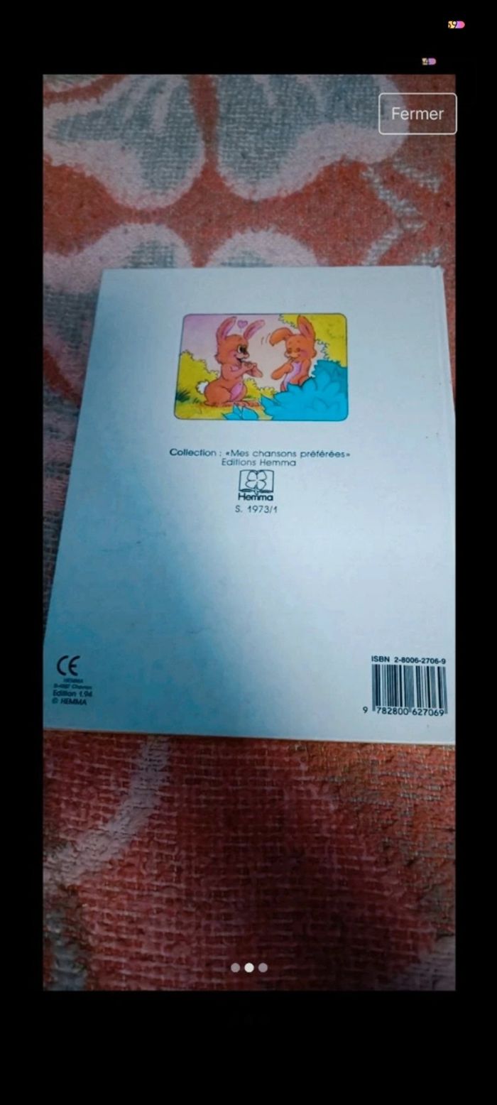 Livre mes chansons préférées - photo numéro 2