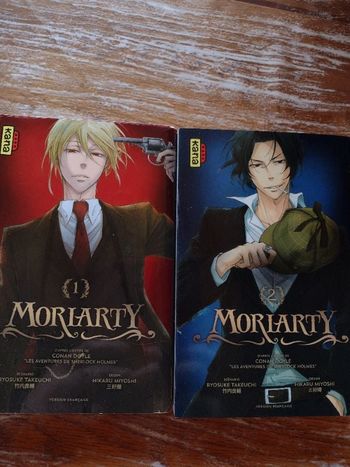 Moriarty manga tome 1 et 2 neufd