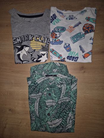 Tee-shirts et chemise 6 ans