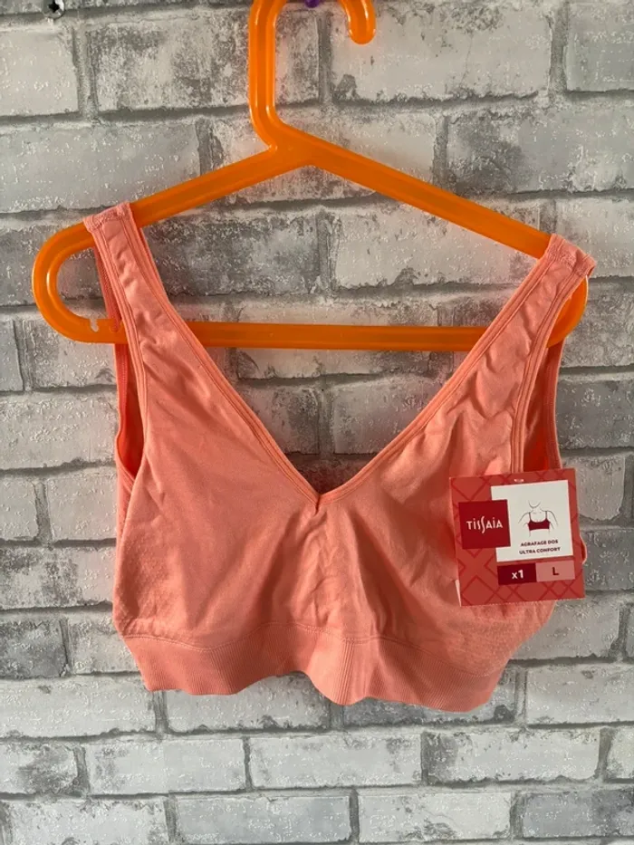 Brassière corail