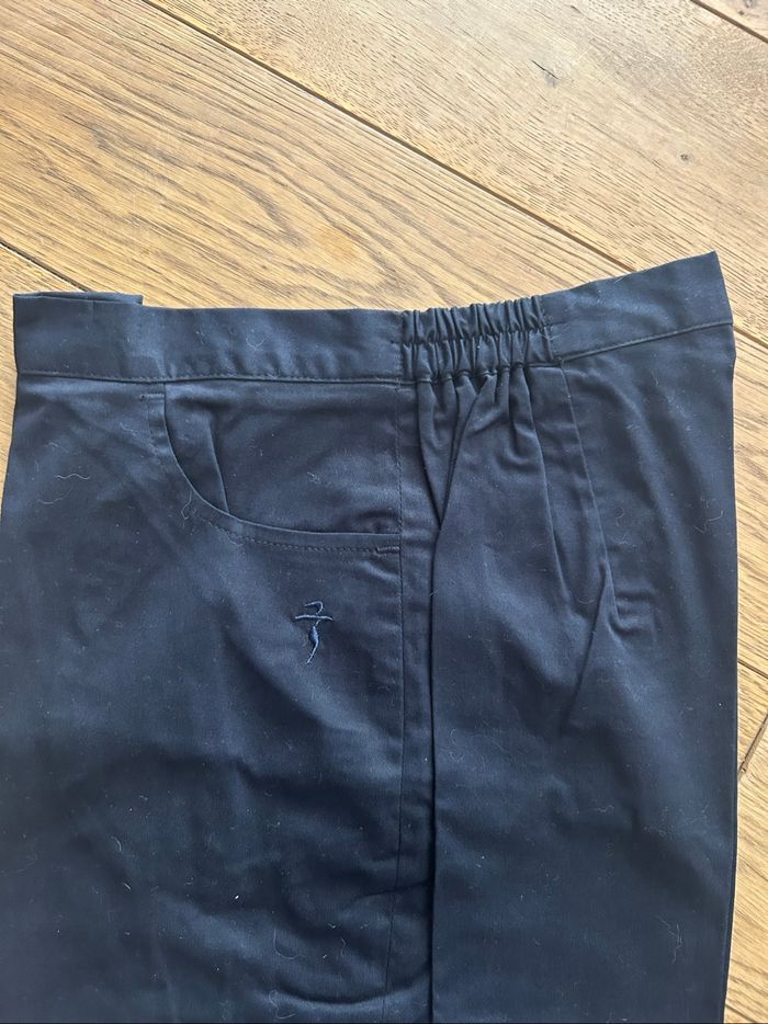 Pantalon 3/4 jambes larges en coton - Griffon - T34 - Parfait état - photo numéro 2