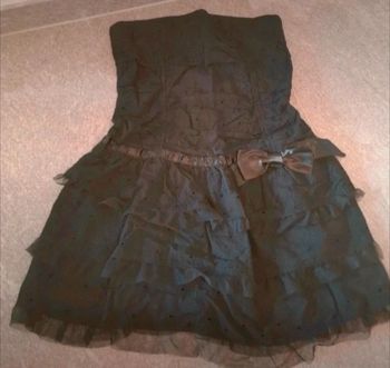 Robe sans manches noire chic femme S 36 comme NEUVE