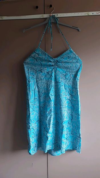 Robe bleu turquoise