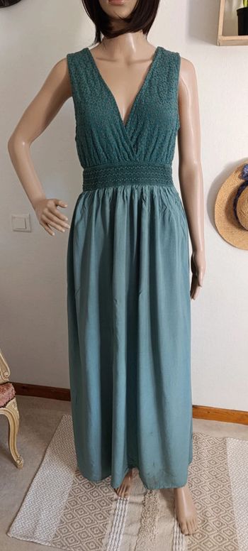 Robe de princesse verte taille unique boutique italiana