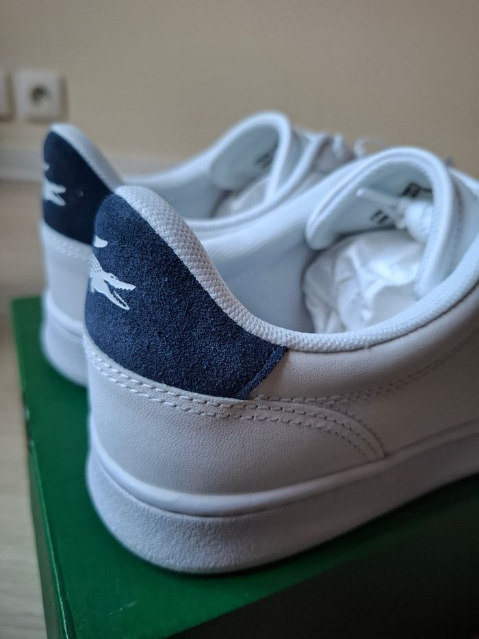 Baskets Lacoste Classic  t.42  100%Cuir, Neuf jamais porte valeur 145€ - photo numéro 9