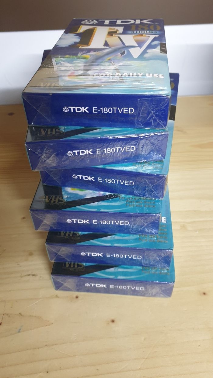 Vhs vierge sous blister