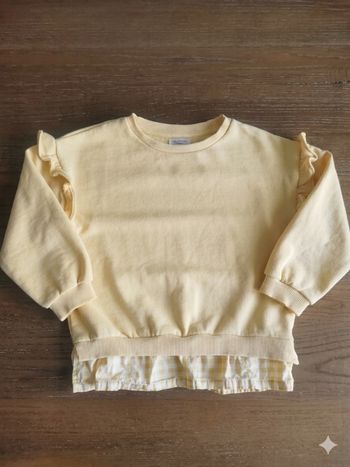 Magnifique pull jaune pastel Vertbaudet 6 ans 