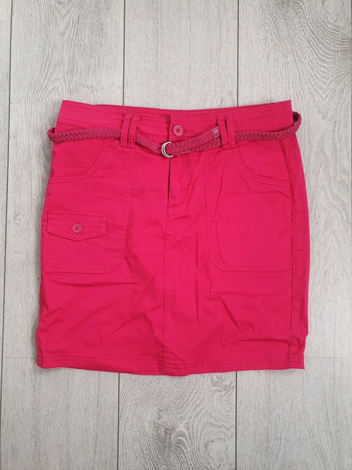 Jupe Coton Rose Fushia