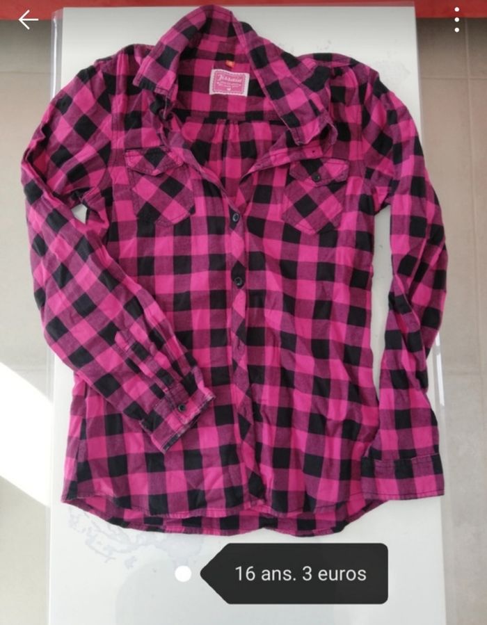 Chemise taille 16 ans