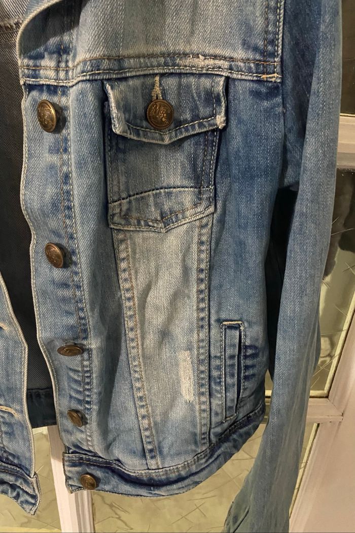 Veste jeans délavée - photo numéro 5