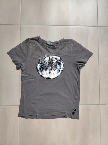 T-shirt Batman sequins 10ans