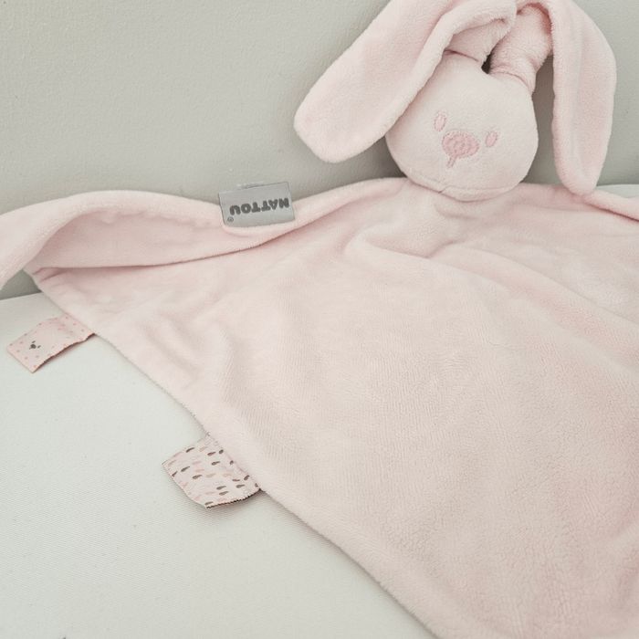 Doudou nattou rose lapin - photo numéro 2