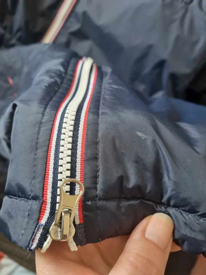 Manteau / Parka longue imperméable fourrée marine. Taille M. Laura Jo. BE - photo numéro 6