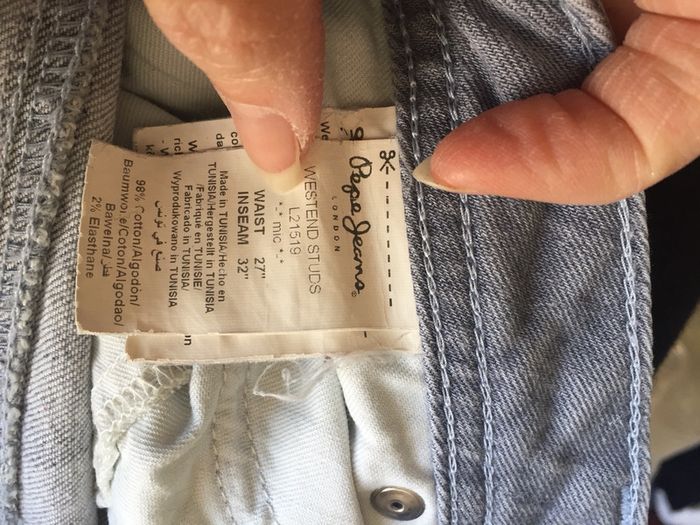 Jeans gris Pepe Jeans Taille 27/32 - photo numéro 2