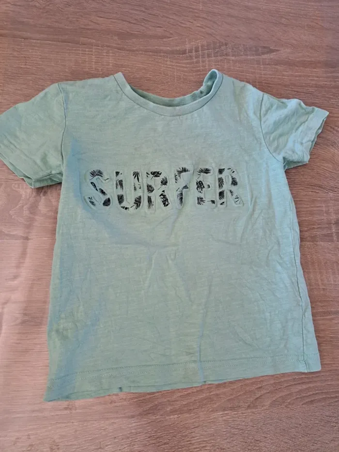 T-shirt turquoise "Surfer" 3 ans - Tape à l'œil