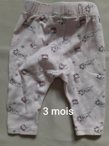 legging rose fille - Marie des Aristochats - Disney - 3 mois